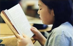 Kids reading